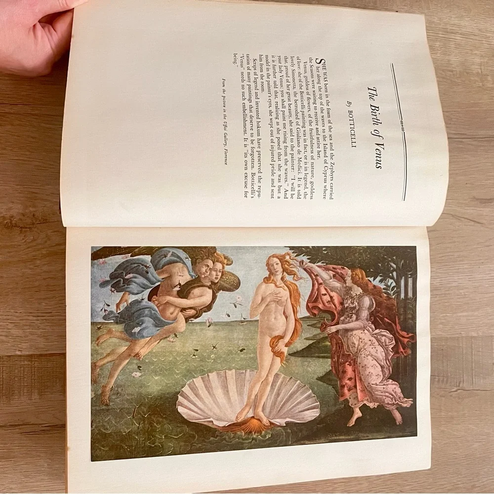 Vtg‎ 1939 Book First Edition, World Famous Paintings, 100 illustration Plates
